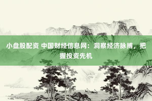 小盘股配资 中国财经信息网：洞察经济脉搏，把握投资先机