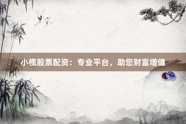 小榄股票配资：专业平台，助您财富增值