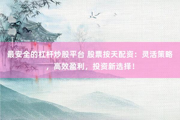 最安全的杠杆炒股平台 股票按天配资：灵活策略，高效盈利，投资新选择！