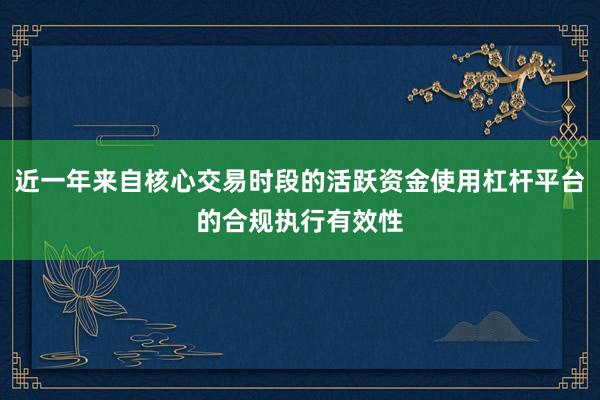 近一年来自核心交易时段的活跃资金使用杠杆平台的合规执行有效性
