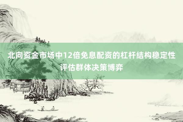 北向资金市场中12倍免息配资的杠杆结构稳定性评估群体决策博弈